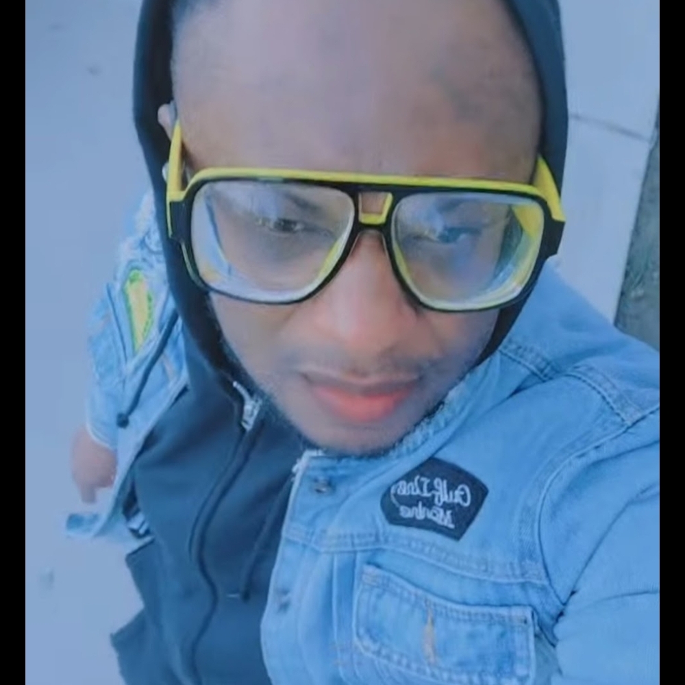 Yellow and Black Oversized Retro Glasses